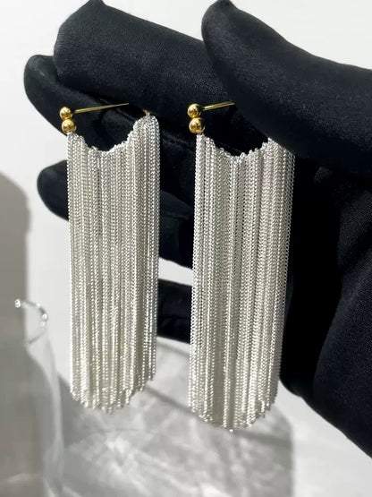 Ursa™ Earrings, Necklace, Bracelet with Cascade Tassels