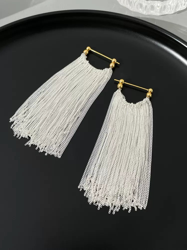 Ursa™ Earrings, Necklace, Bracelet with Cascade Tassels