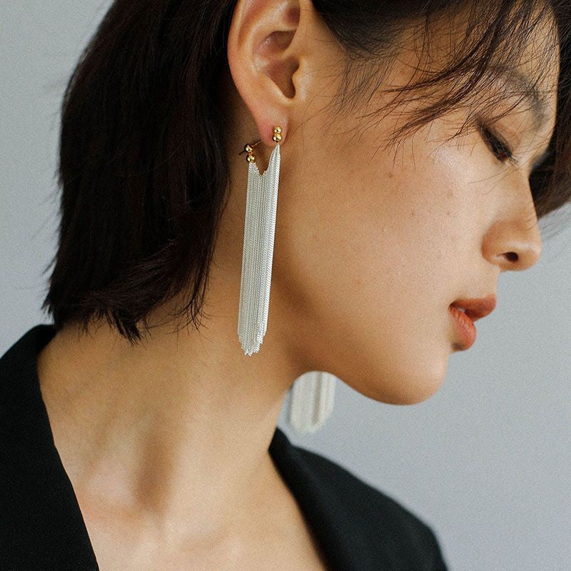 Ursa™ Earrings, Necklace, Bracelet with Cascade Tassels