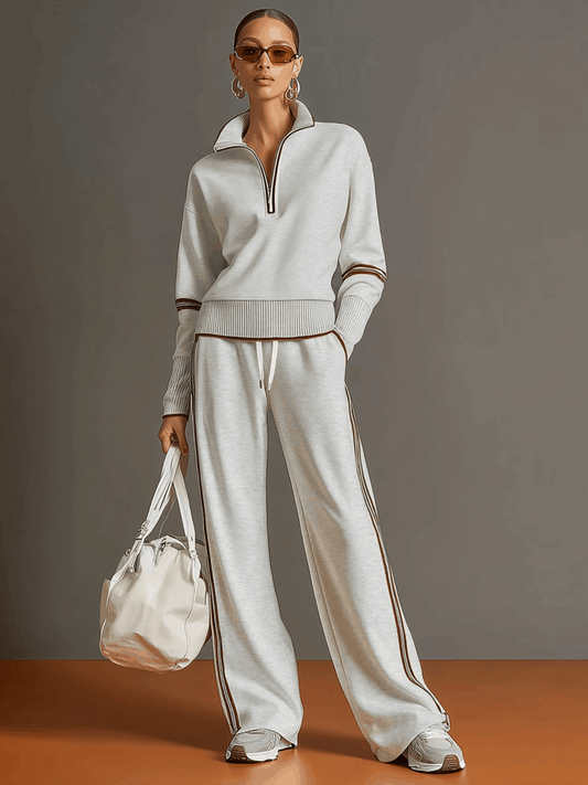 Ansley™ Knit Set with Wide Leg Pants