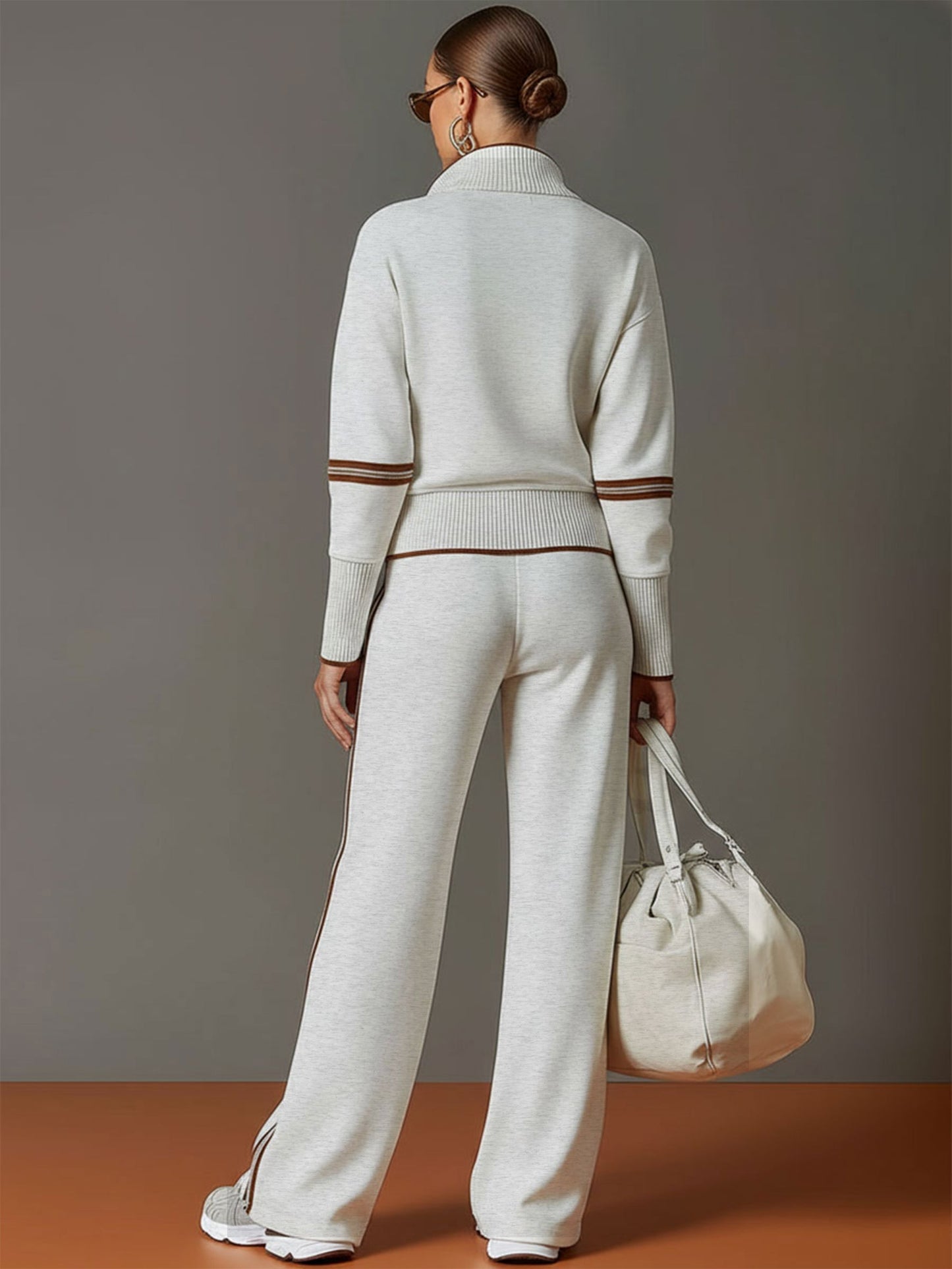 Ansley™ Knit Set with Wide Leg Pants