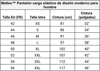 Matteo™ Modern Design Elastic Cargo Pants for Men