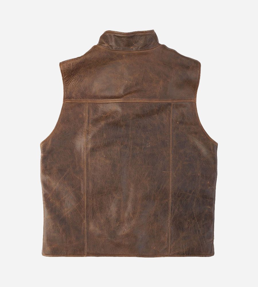 Arvion™ Men's Lambskin Motorcycle Style Vest