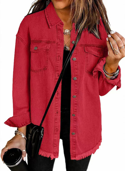 Sorellea™ Classic Denim Jacket for Women - Daily Use