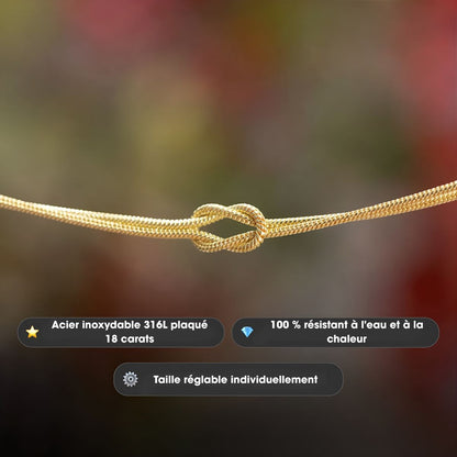 Coravanté™ Personalized Knot Bracelet with Elegant Touch