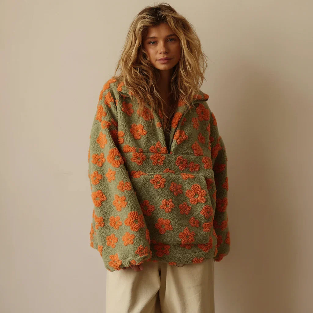 Fiorenne™ Polar Sweatshirt Flower Power