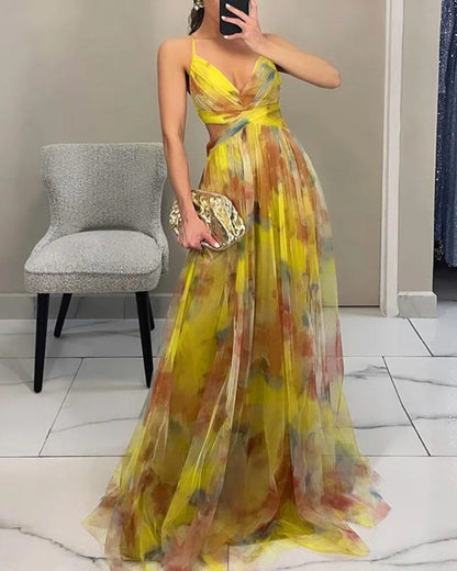 Orelavine™ Maxi Dress Charming Floral Elegant Style