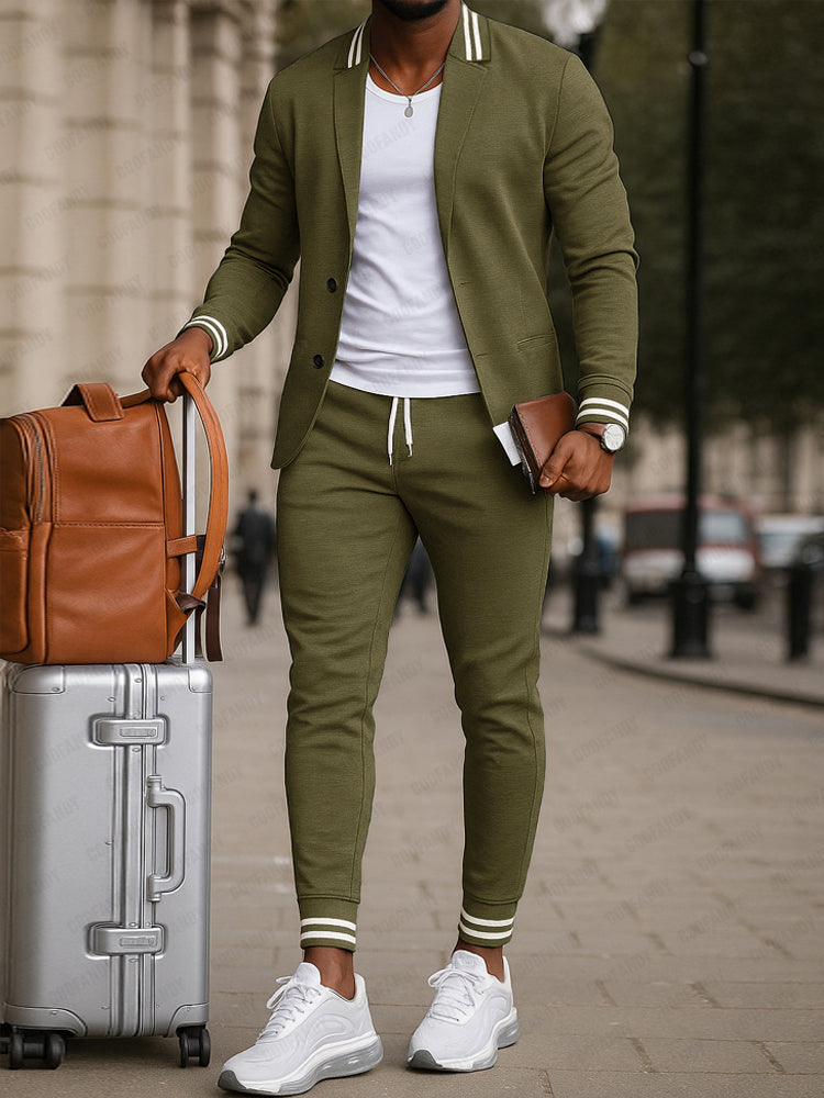 Durello™ Modern Men's Suit with Sophisticated Sports Style