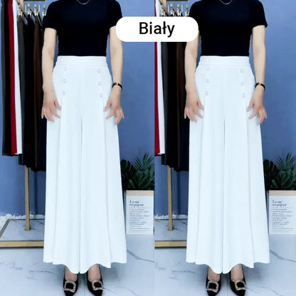 Nell™ Elegant Pleated Wide Leg Pants