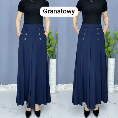 Nell™ Elegant Pleated Wide Leg Pants