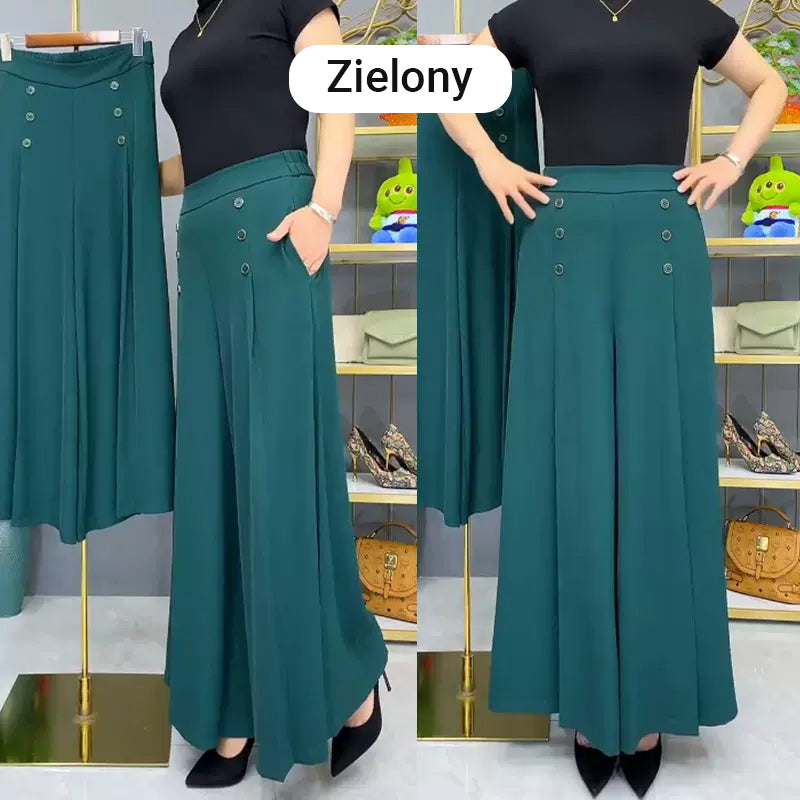 Nell™ Elegant Pleated Wide Leg Pants