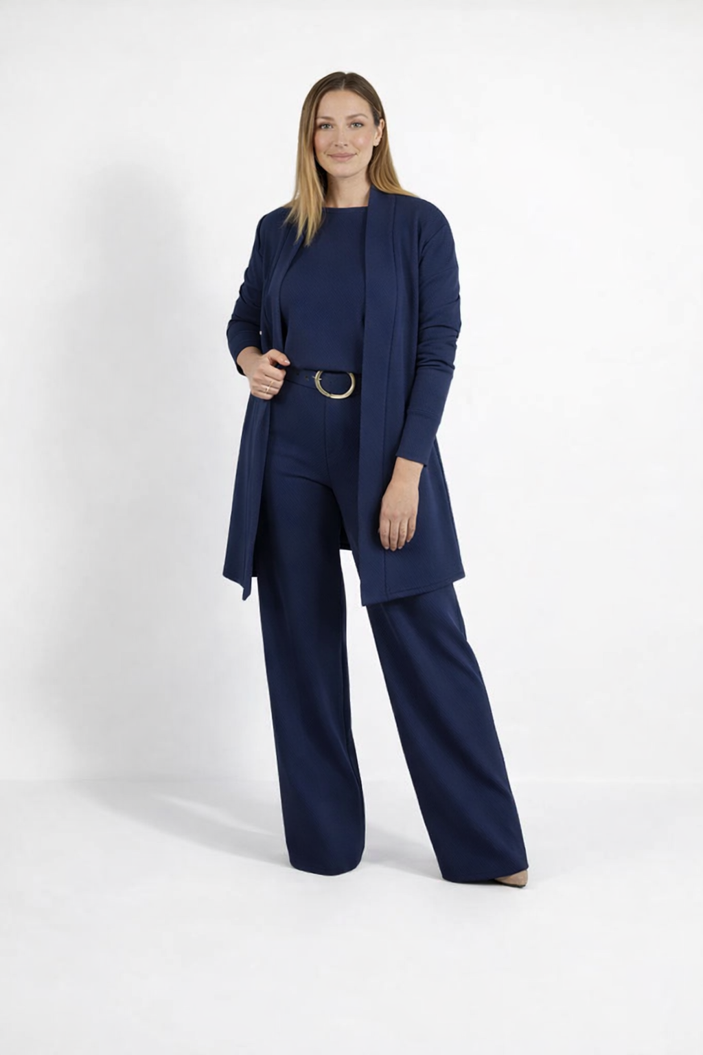 Soreli™ Long Cardigan Clean Line Set