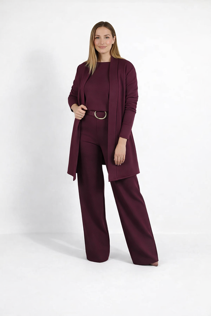 Soreli™ Long Cardigan Clean Line Set