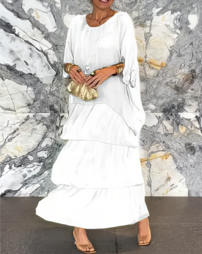 Quivira™ Elegant Fluid Maxi Dress for Women with Light Fall