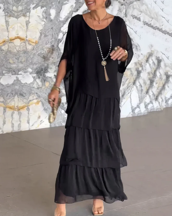 Quivira™ Elegant Fluid Maxi Dress for Women with Light Fall