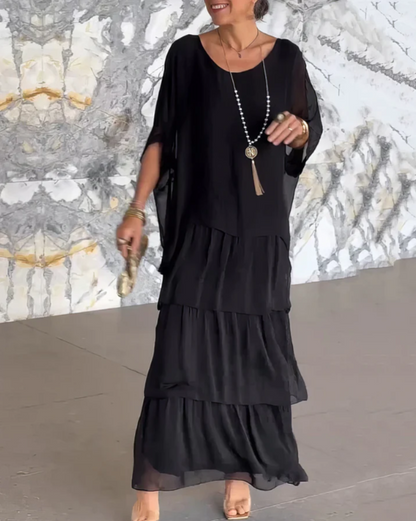 Quivira™ Elegant Fluid Maxi Dress for Women with Light Fall