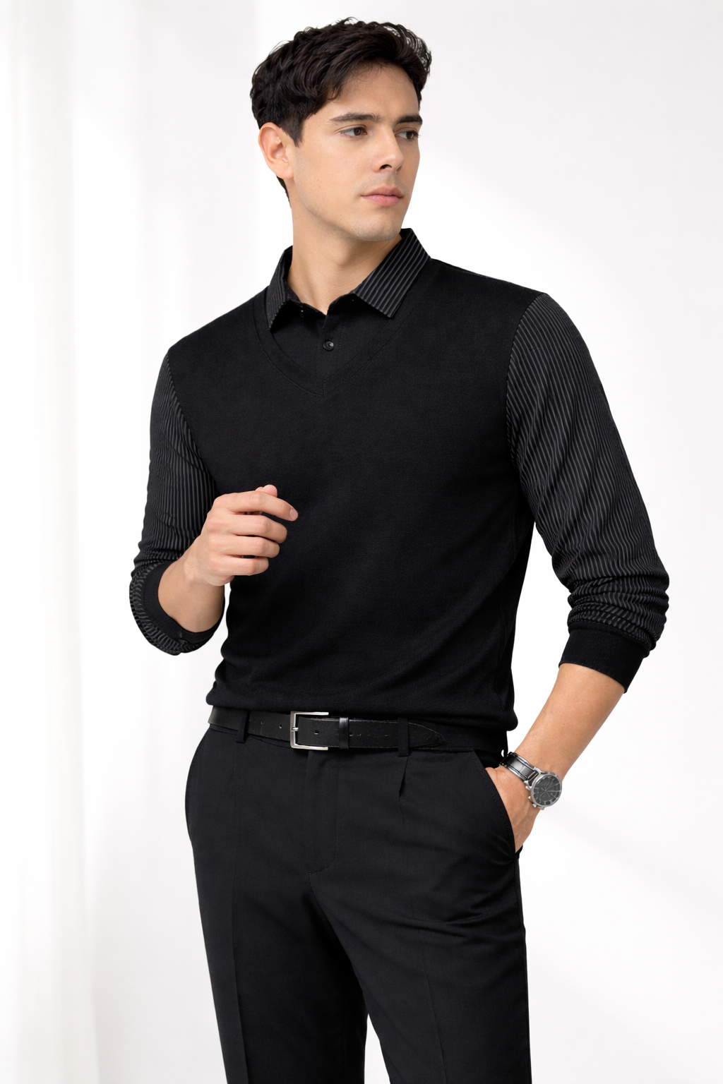 Vernaro™ Comfortable Fit Cotton Shirt