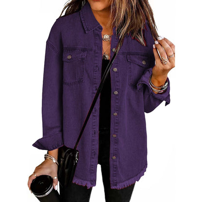 Sorellea™ Classic Denim Jacket for Women - Daily Use