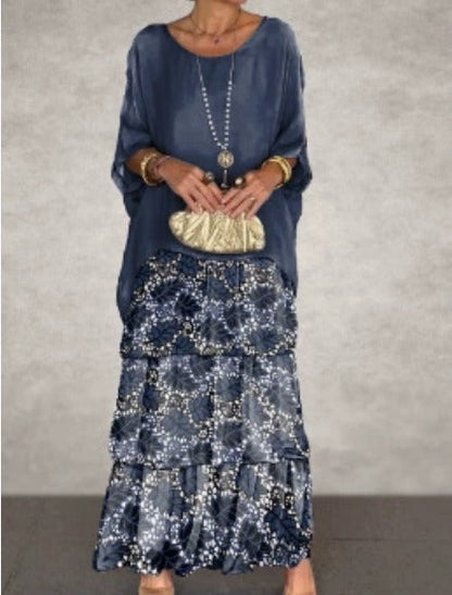 Quivira™ Elegant Fluid Maxi Dress for Women with Light Fall