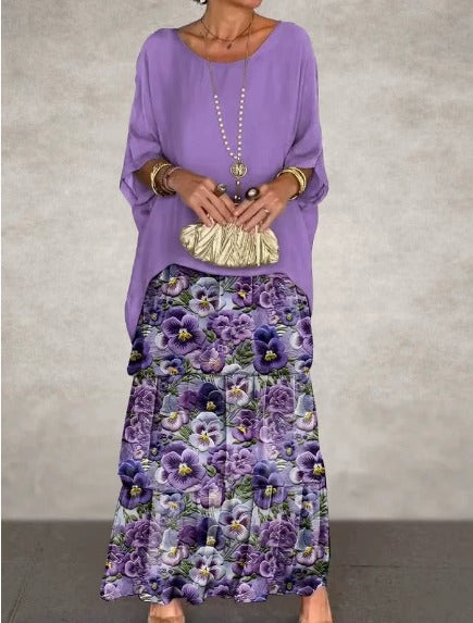 Quivira™ Elegant Fluid Maxi Dress for Women with Light Fall