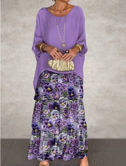 Quivira™ Elegant Fluid Maxi Dress for Women with Light Fall