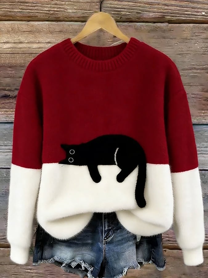 Caelania™ Minimalist Cat Hoodie