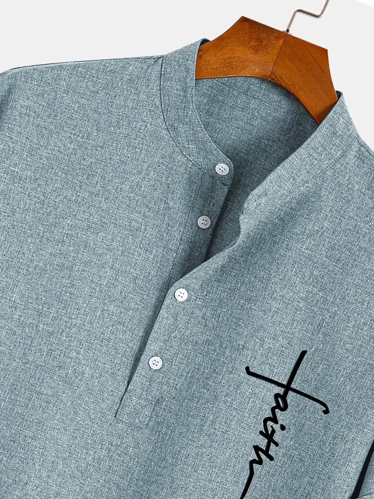 Hayes™ Elegant Short-Sleeve High-Collar Shirt