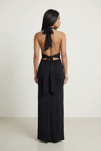 Calindra™ Long Dress with Open Back