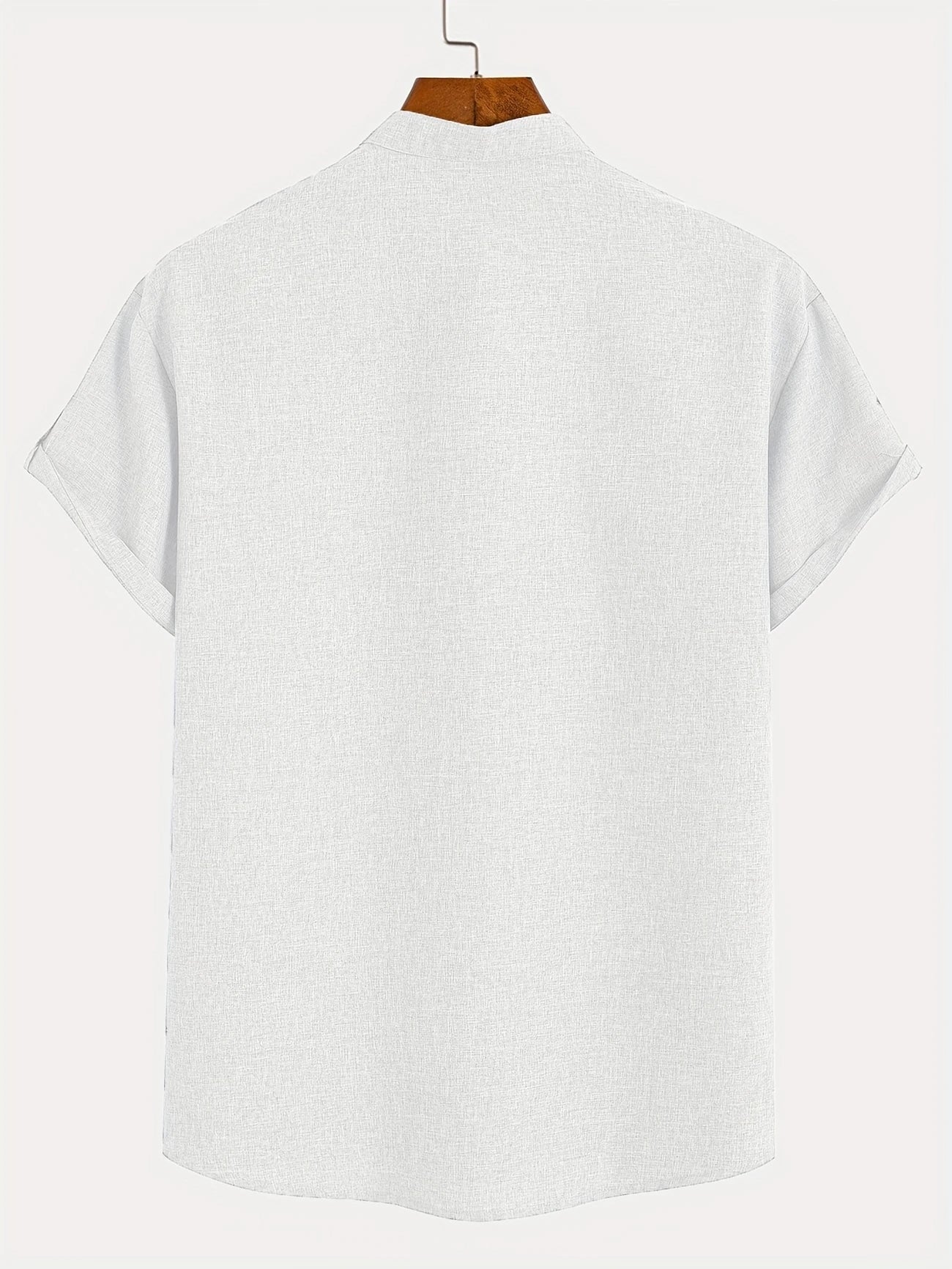 Hayes™ Elegant Short-Sleeve High-Collar Shirt