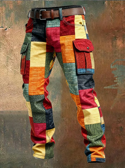Salvero™ Urban Patchwork Cargo Pants
