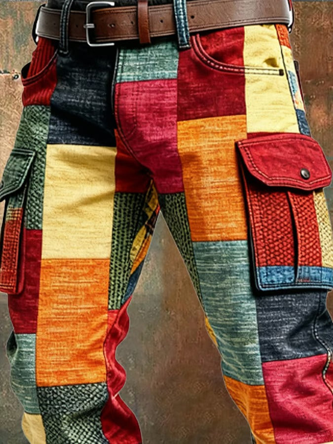 Salvero™ Urban Patchwork Cargo Pants