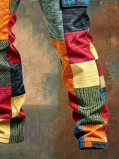 Salvero™ Urban Patchwork Cargo Pants