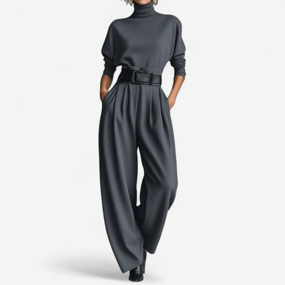 Silenora™ Elegant High Neck Jumpsuit Ideal for Events