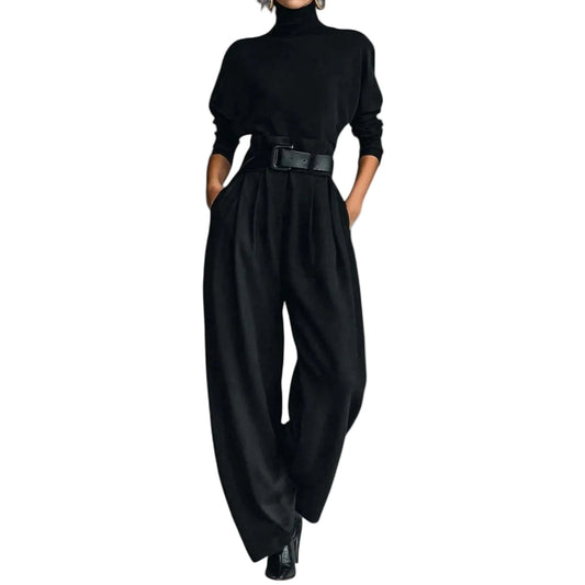 Silenora™ Elegant High Neck Jumpsuit Ideal for Events
