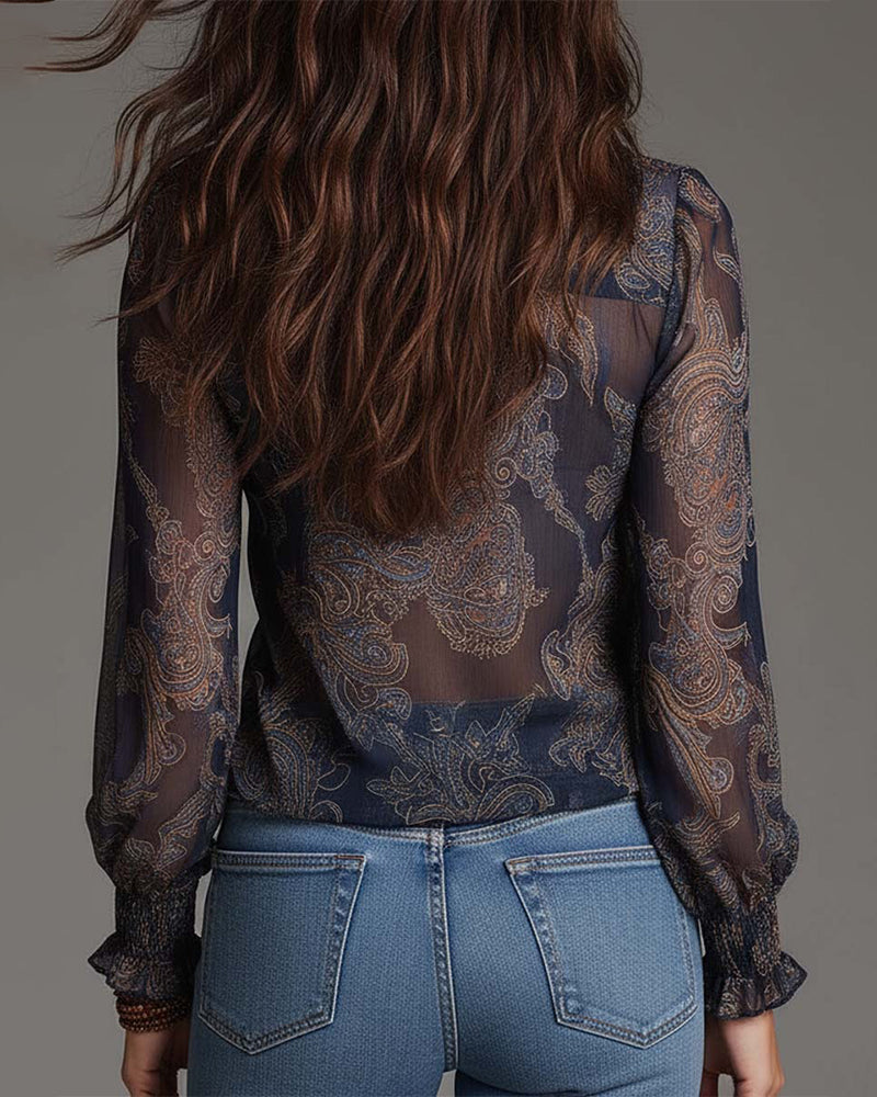 Arden™ Elegant Blouse with Half Zipper and Modern Cut