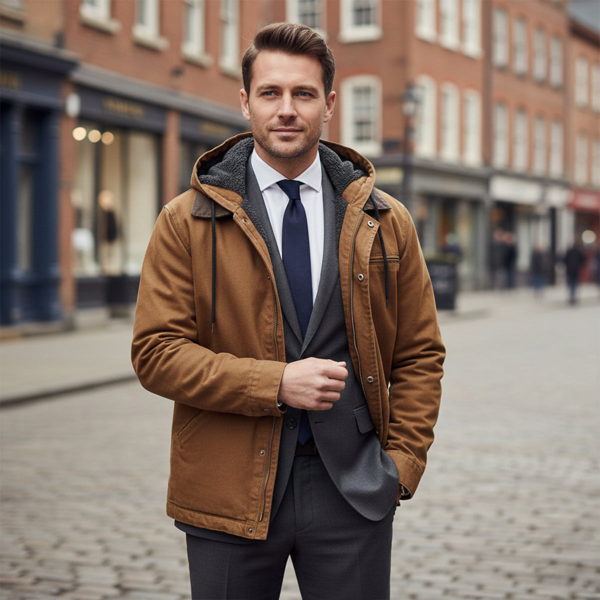 Altierié™ Modern Hoodie Jacket with Thermal Lining for Men