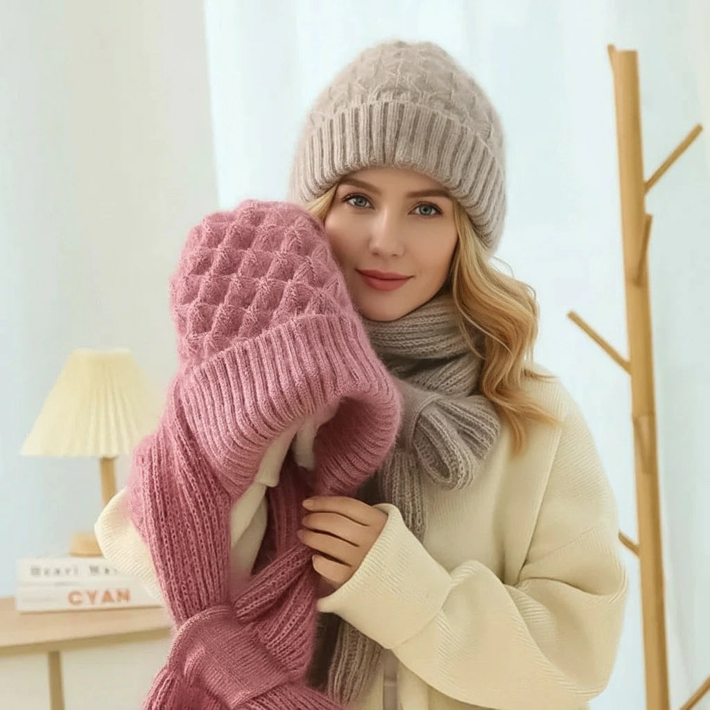 Solmira™ Windproof Polar Hat and Scarf