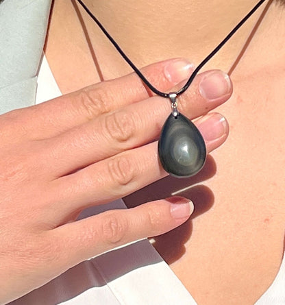 Skye™ Celestial Eye Obsidian Pendant