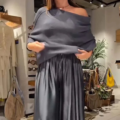 Cavélinea™ Sophisticated Women's Set with Off-Shoulder Design