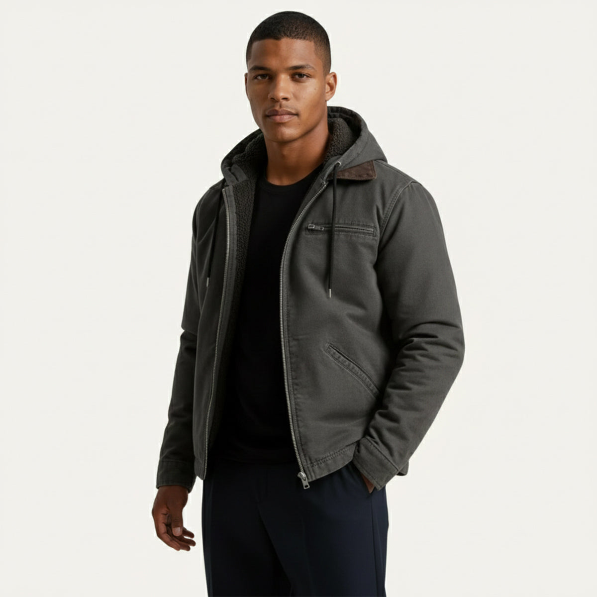 Altierié™ Modern Hoodie Jacket with Thermal Lining for Men