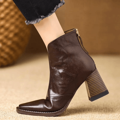 Cavelle™ Luxury Comfortable Ankle Boots with Stylish Medium Heel