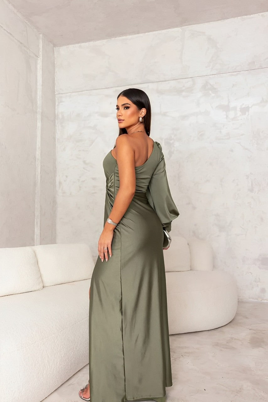 Greysen™ Elegant Dress with Sophisticated Cut and Fluid Fall